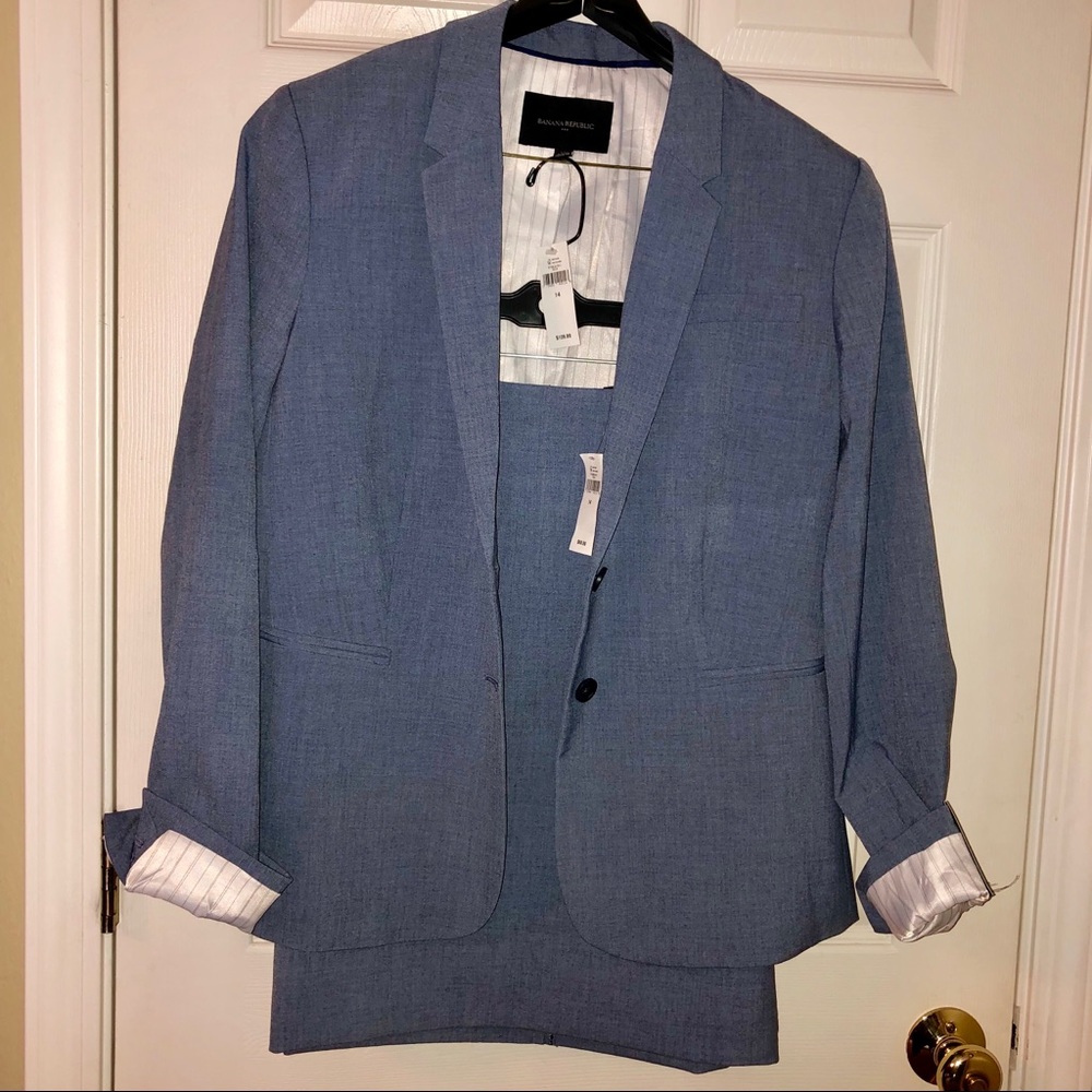 Banana Republic Washable Suit Size 14